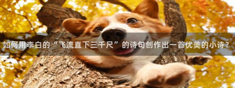 潇湘书院官网：如何用李白的“飞流直下三千尺”的诗句创作出一首优美的小诗？